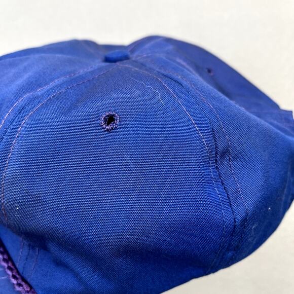 Vintage Lake Tahoe Hat Cap Strapback Blue Glenbrook Nature Outdoor Hiking 90s - Picture 8 of 8